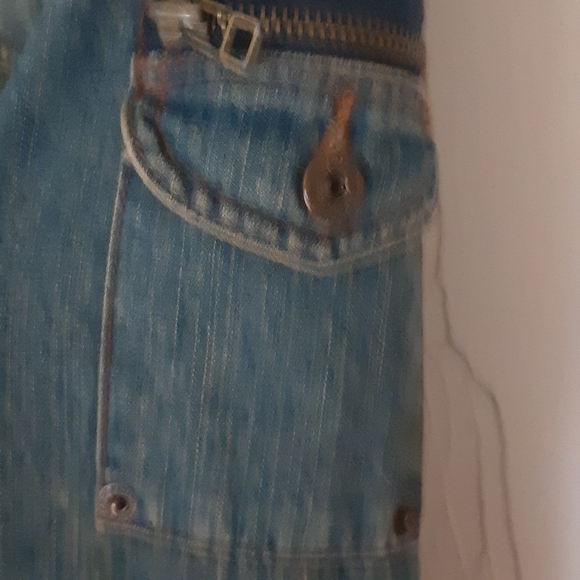 Jacob Connexion Denim Jacket Zip Up Super Cute - Picture 3 of 11